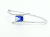 SUSPENDED TANZANITE AND  DIAMOND BANGLE AD NO. 2658