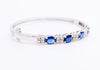BLUE SAPPHIRE  & DIAMOND BANGLE AD NO. 2659