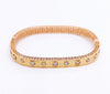 PRINCESS 18 K ROSE GOLD SATIN FINISH BANGLE AD NO 2648
