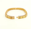 PRINCESS 18 K ROSE GOLD SATIN FINISH BANGLE AD NO 2648