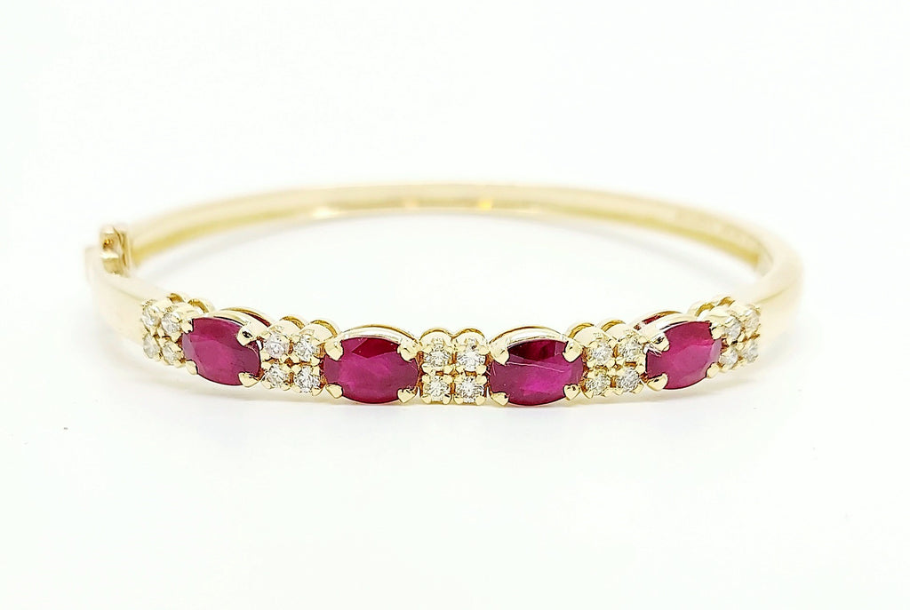 RUBY & DIAMOND BANGLE AD NO. 2661