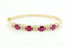 RUBY & DIAMOND BANGLE AD NO. 2661