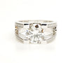 4 CT LAB GROWN DIAMOND RING