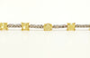 YELLOW AND WHITE DIAMOND HOT-CAKE BRACELET