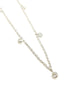 Drop Diamond Necklace In 14k White Gold (AD.NO.2828)