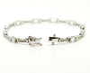 AQUAMARINE & DIAMOND HOT-CAKE BRACELET AD NO: 2752