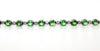 Tsavorite and Diamond Bracelet in 14K White Gold AD NO 3001