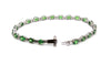 Tsavorite and Diamond Bracelet in 14K White Gold AD NO 3001