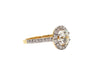 Halo Lab Grown Diamond Engagement Ring in 14k Yellow Gold AD NO: 4016