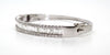 Baguette & Round Lab-Grown Diamond White Gold Bangle 4.00  Carats