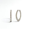 Diamond Eternity Hoop Earrings