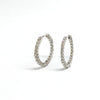 Diamond Eternity Hoop Earrings