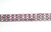 PINK SAPPHIRE AND DIAMOND TRIPLE ROW BRACELET/ITEM CODE: BR 39