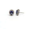 Tanzanite and  Diamond Stud Earrings