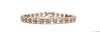 DOUBLE ROW MORGANITE & DIAMOND BRACELET