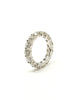 Floating Diamond Eternity Ring in 14k White Gold