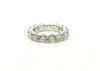 Floating Diamond Eternity Ring in 14k White Gold