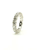 Floating Diamond Eternity Ring in 14k White Gold