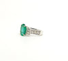 EMERALD & DIAMOND HOT CAKE RING
