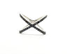 Pave Black Diamond Crossover Fashion Ring