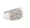 Infinity Twist Micropavé Diamond Engagement Ring RNG-166