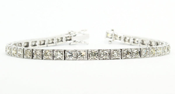 ART- DECO DIAMOND TENNIS BRACELET AD NO.1337