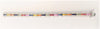 Multicolor Sapphire and Diamond Bracelet in 14k White Gold