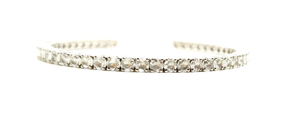 WHITE SAPPHIRE TENNIS BANGLE