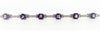 AMETHYST AND DIAMOND HOT-CAKE BRACELET