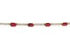 RUBY AND DIAMOND HOT-CAKE BRACELET AD NO: 2760