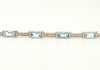 AQUAMARINE & DIAMOND HOT-CAKE BRACELET AD NO: 2752