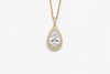Gold and Lab Grown Diamonds Enhancer Drop Pendant