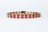 Ruby And Diamond Double Row Bracelet Ad No. 4164
