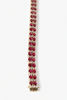 Ruby And Diamond Double Row Bracelet Ad No. 4164