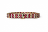 Ruby And Diamond Double Row Bracelet Ad No. 4164