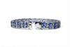 DOUBLE ROW BLUE SAPPHIRE & DIAMOND BRACELET AD NO. 4161