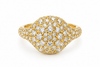 Micropave Diamond  Ring AD No. 4165