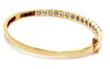 Diamond Bar Bangle in 14K Yellow Gold