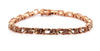 MORGANITE & DIAMOND TENNIS BRACELET AD NO. 3030