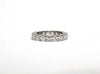 Asscher Cut Lab Grown Diamond Eternity Ring In White gold AD No. 4050