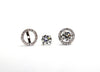 Four Prong Round Brilliant Diamond Stud Earrings In 14K White Gold (2 Ct. tw.)