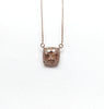 Cushion Cut Morganite and Diamond Pendant AD NO: 2068