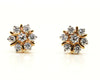 Sunburst Halo Diamond Earring Ad No. 0128