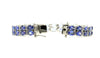 Tanzanite & Diamond Double Row Bracelet/Item code: BR 2